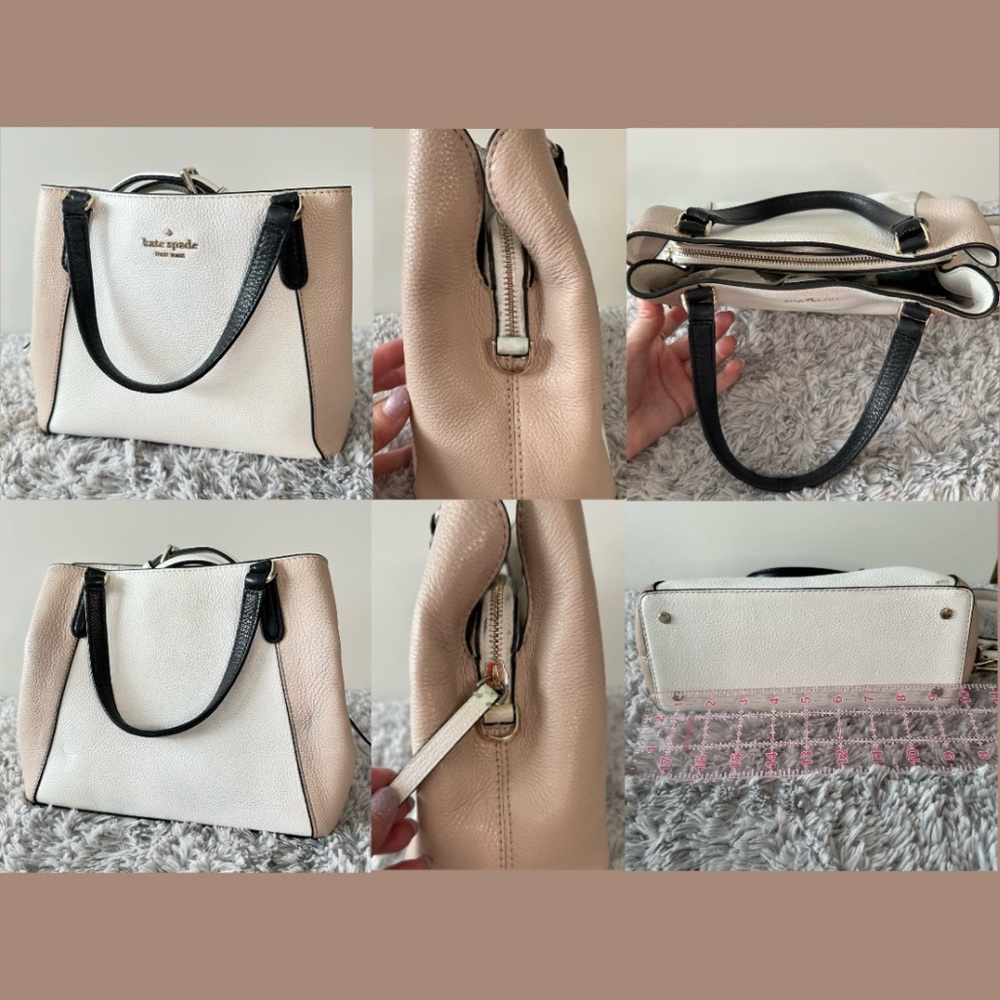 Beige/White Michael Kors purse